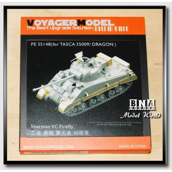 Upgrade Set for 1/35 WWII British Sherman VC Firefly for Tasca #35009/Dragon