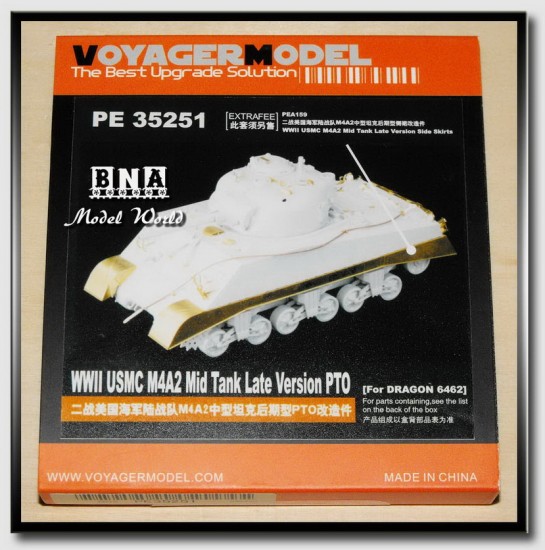 Upgrade Set for 1/35 USMC M4A2 Mid Tank [Late] PTO for Dragon kit #6462