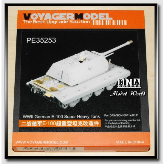 Upgrade Set for 1/35 German E-100 Super Heavy Tank for Dragon kit