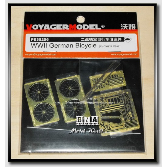 Photoetch for 1/35 WWII German Bicycle for Tamiya kit #35240