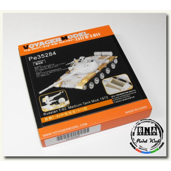 Upgrade set for 1/35 Russian T-62 Medium Tank Mod.1972 for Trumpeter kit