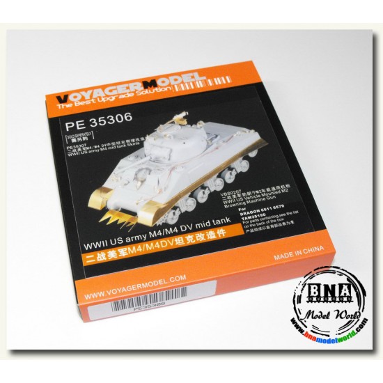 Upgrade Set for 1/35 WWII US Army M4 Mid Tank for Dragon/Tamiya kits