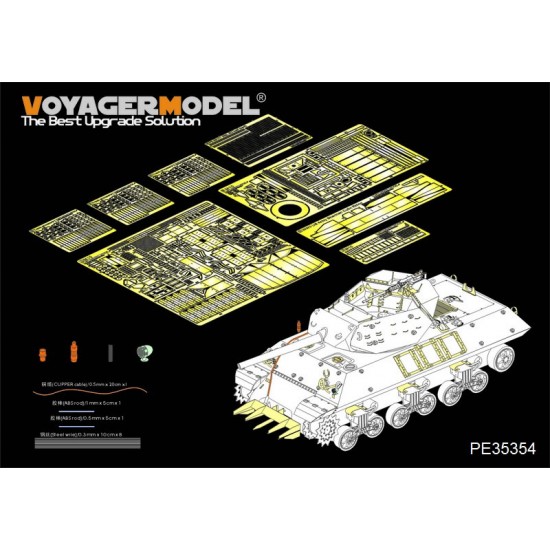 1/35 WWII US M10 Tank Destroyer Basic Detail Set for AFV Club kit AF35024