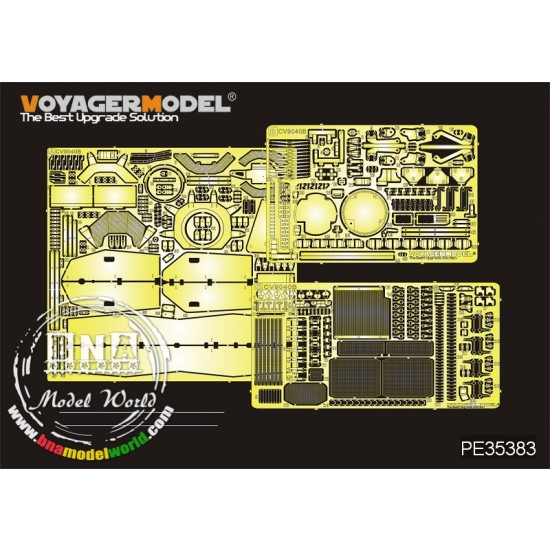 Detail Set for 1/35 Modern Swedish CV9040B Infantry Vehicle for Academy #13217