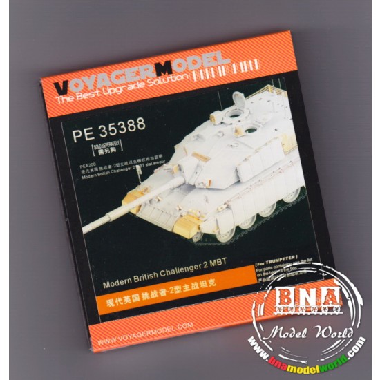 Upgrade Set for 1/35 Modern British Challenger 2 MBT for Trumpeter #01522