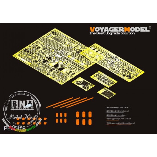 1/35 WWII PzKpfw.IV Ausf.G Basic Detail Set w/Smoke Discharger for Dragon kit