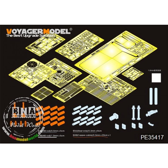 1/35 Modern USMC M1A1 Tusk Abrams Basic Detail Set for Dragon kit #3535