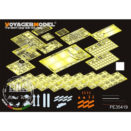 1/35 Modern US M1A2 TUSK2 Abrams Basic Detail Set for Dragon kit #3536