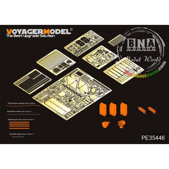 1/35 Israeli M1 Super Sherman Tank Basic Upgrade Set for Tamiya kit #35322