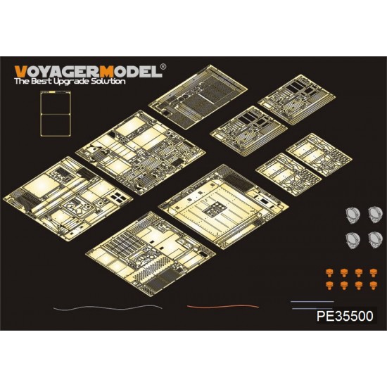 1/35 Modern US M1070 Truck Tractor Basic Detail-up Set for HobbyBoss #85502