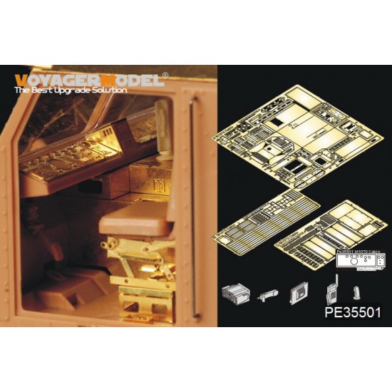 1/35 Modern US M1070 Truck Tractor Interior Detail Set for HobbyBoss #85502