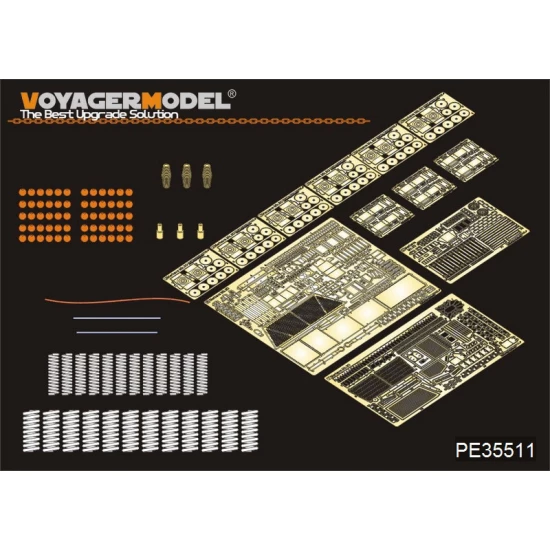 1/35 IDF Merkava Mk.3D MBT Detail-up Set w/chains for HobbyBoss #82441