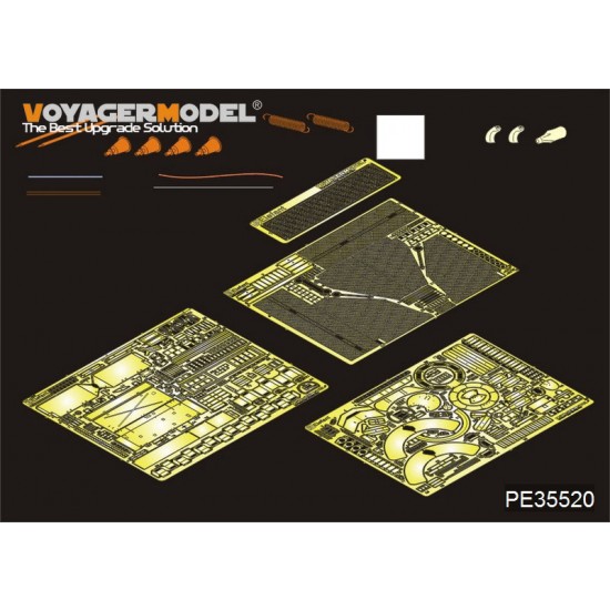1/35 WWII German SdKfz.184 Elefant Tank Destroyer Detail set for Tamiya#35325