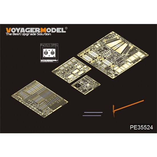 1/35 WWII Opel Blitz 3t 4x2 Cargo Truck/Shallow Cargo Bay Detail Set for Dragon #6670 