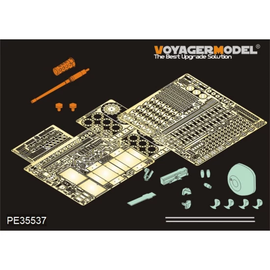 1/35 WWII US T-28 Super Heavy Tank Detail Set w/M2 /Mantlet for Dragon #6750