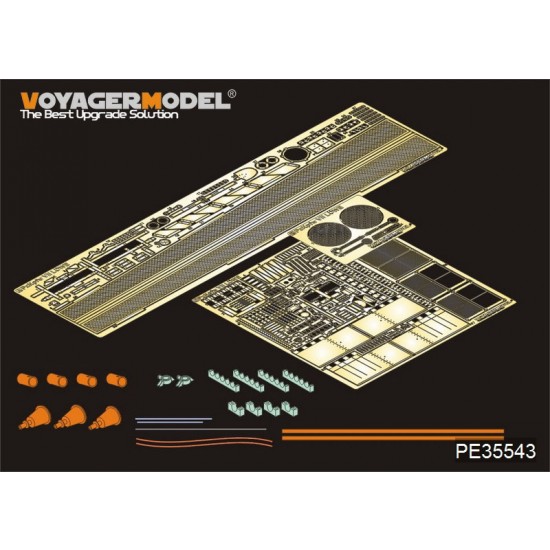 1/35 WWII German PzKpfw.VII Lowe Super Heavy Tank Detail Set for Amusing Hobby 35A005