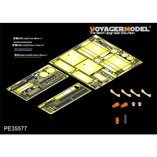 1/35 WWII Soviet KV-85/KV-122 Heavy Tank Basic Detail Set for Trumpeter #01570/01569