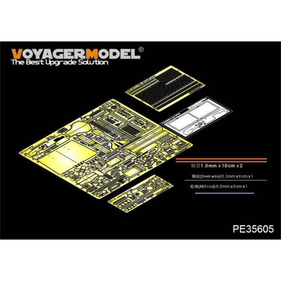 1/35 WWII US Ford GPW 1/4ton Mod.1942 Detail Set for Bronco kit #35107
