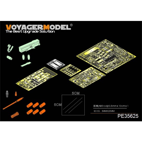 1/35 Modern Italian Army PUMA 6X6 Detail Set for Trumpeter 05526 (w/smoke discharger)