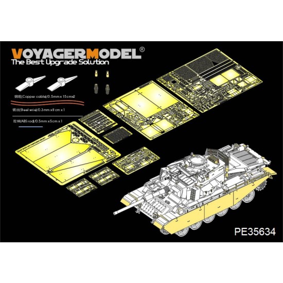 1/35 IDF Sho't Kal Gimel 1982 Detail-up Set for AFV Club AF35267 kit