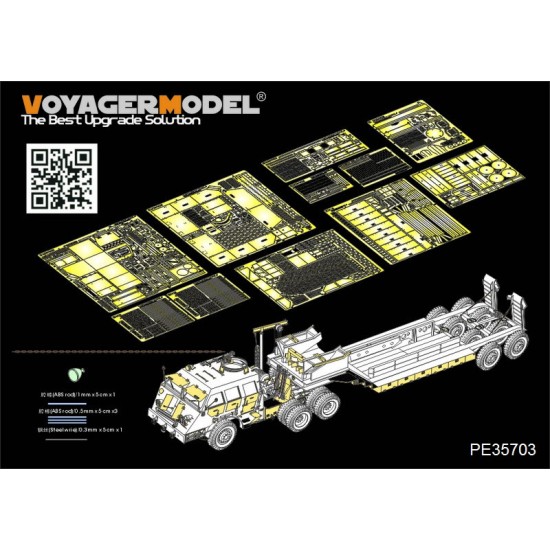 1/35 WWII US M25 Tank Transporter Detail-up Set for Tamiya kit #35230