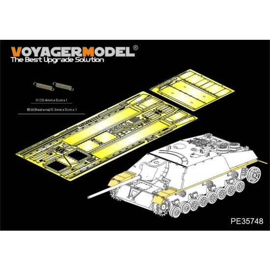 1/35 WWII German Jagdpanzer IV Fenders Set for Tamiya 35340 kit