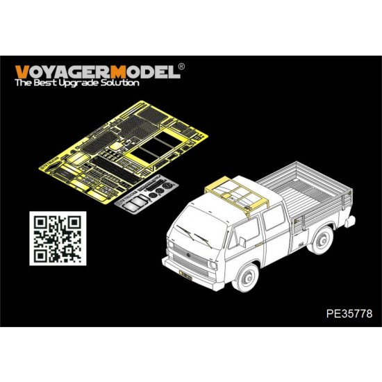 1/35 Modern German Bundeswehr T3 Transporter Truck Detail-up Set for Takom Models #2014