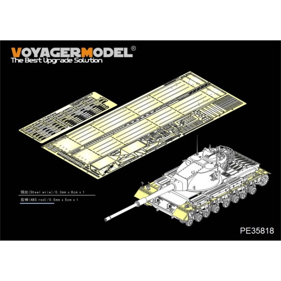 1/35 British  Heavy Tank Conqueror Mk.II Fenders for Dragon kit #3555