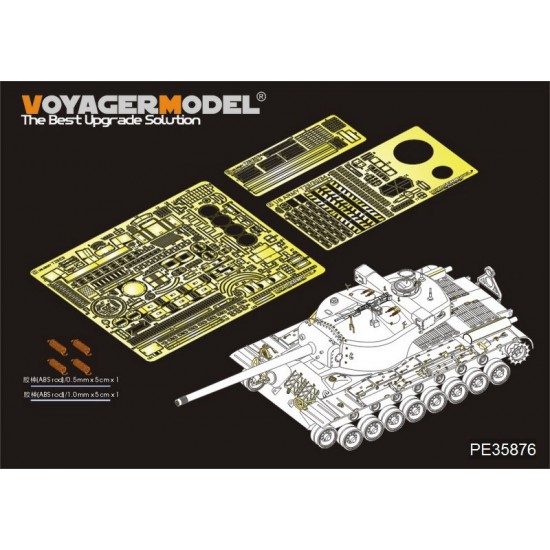 1/35 WWII US T-29E3 Super Heavy Tank Detail Set for Takom #2064