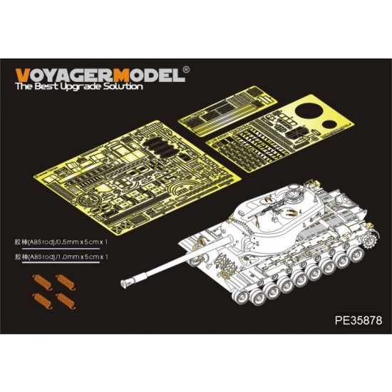 1/35 WWII US T-30/34 Super Heavy Tank Detail Set for Takom #2065