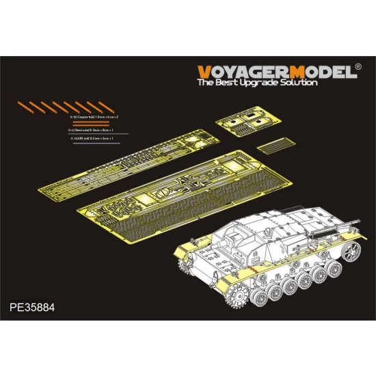 1/35 WWII German StuG.III Ausf.A/Ausf.B/Ausf.C/Ausf.D Fenders for Dragon kit