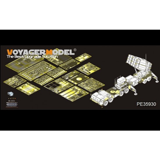 1/35 US M983 w/MIM-104F Patriot SAM System PAC-3 Detail Set for Trumpeter #01037