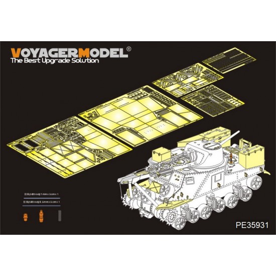 1/35 WWII US M31 Tank Recovery Vehicle Detail Set for Takom kit #2088