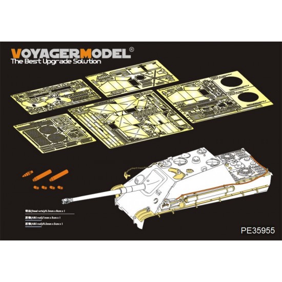 1/35 WWII Jagdpanther G1 Version Detail Set for Meng Models #TS039