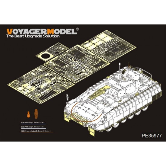 1/35 Modern German Schutzenpanzer PUMA Detail Set for Rye Field Model #5021