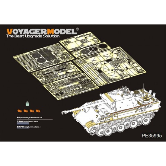 1/35 WWII German Panther G Later Ver.Basic Detail Set for Takom Model #2121