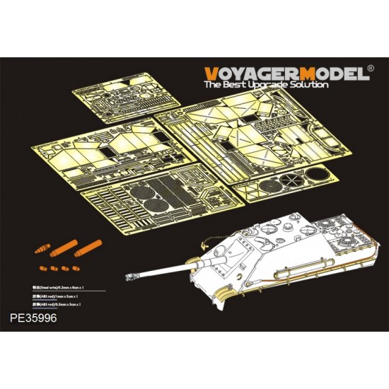 1/35 WWII Jagdpanther G2 Version Upgrade set for Takom Models #2118