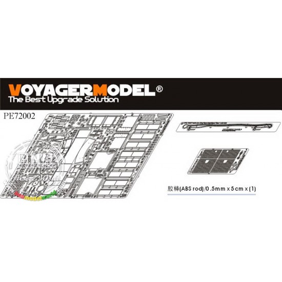 1/72 WWII German Tiger I Mid/Late Production Detail Set for Dragon kit