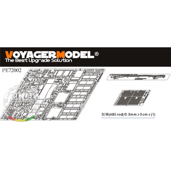 1/72 WWII German Tiger I Mid/Late Production Detail Set for Dragon kit