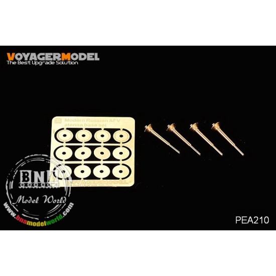 1/35 Modern Russian AFV Antenna Base Set (Quad Set) for All