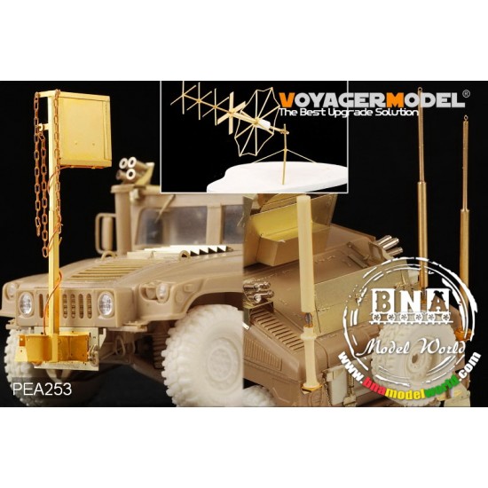 1/35 Modern Humvee Electronic Antennas Set