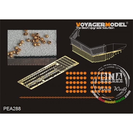 Chains for 1/35 IDF Merkava Mk.3D MBT (for MENG TS-001) 