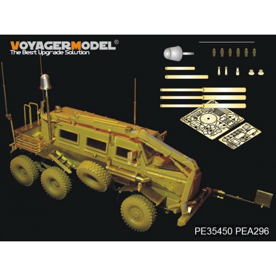 1/35 Modern US Buffalo 6X6 MPCV Vehicle Antennas for Bronco kit