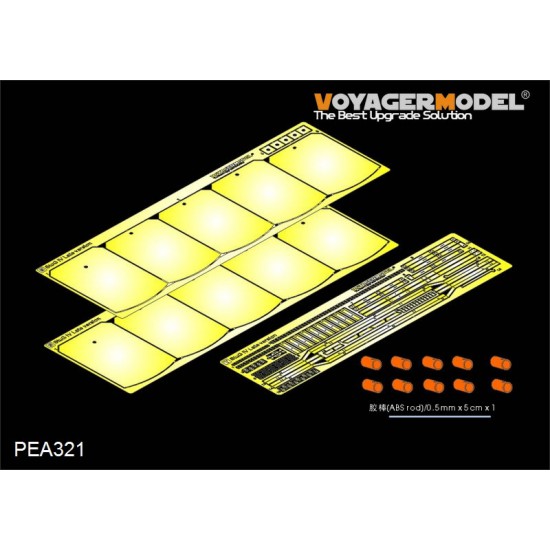 1/35 WWII Stug.IV Pivot-Mounting Swinging Type Hull Side Armour Skirts for Dragon