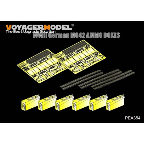 1/35 WWII German MG42 Ammo Boxes (Universal set)