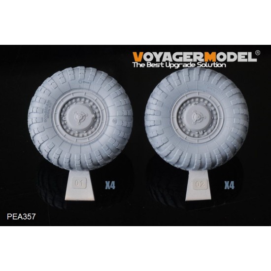 1/35 Modern Russian Scud Road Wheels for Universal Use (8 Resin Wheels)