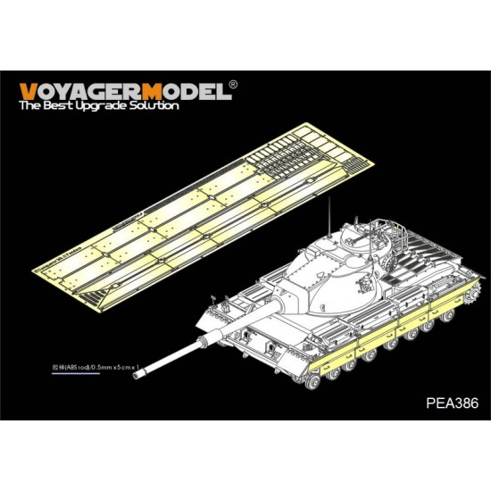 1/35 British Heavy Tank Conqueror Mark 2 Track Covers for Dragon kit #3555 