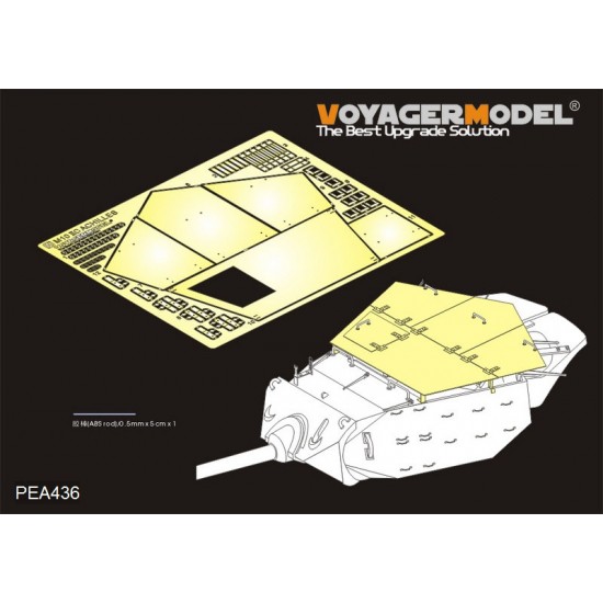 1/35 WWII US M10 IIC Achilles Turret Amours for Tamiya kit #35366/AFV Club #AF35039