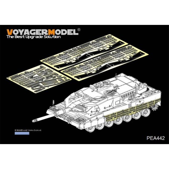 1/35 Modern German Leopard 2A5/A6 Track Covers