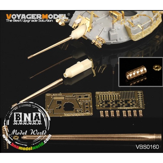 1/35 Modern Canadian LAV III Turret Weapon Set